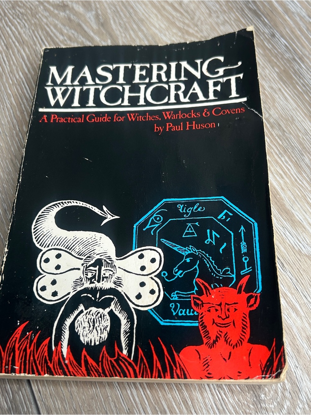 Vintage Mastering Witchcraft Paul Huson Book Practical Guide Occult Spellbook